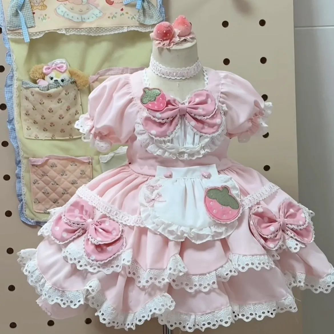 Summer Gauze Clothing - 女の赤ちゃん夏光沢のあるピンク甘いかわいいロリータレースプリンセスガーゼボールガウンボウレースドレス誕生日パーティーイード子供服