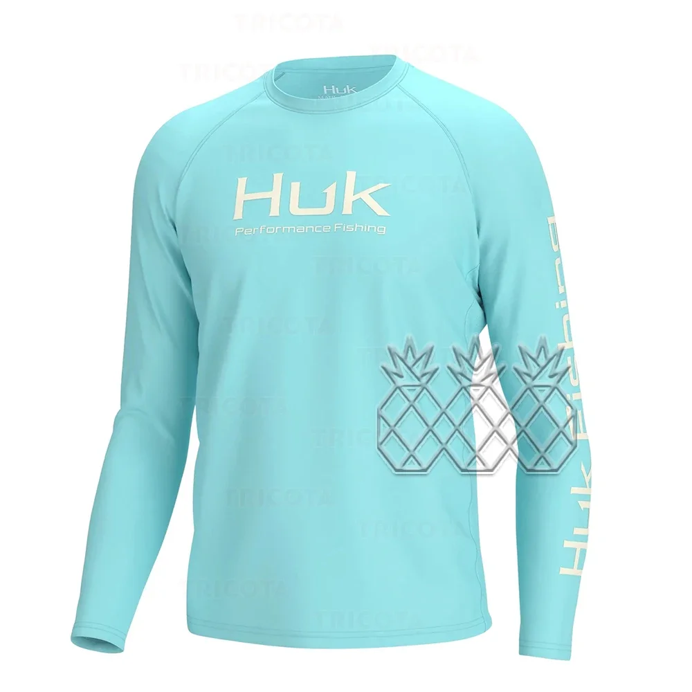 Summer De Clothing - HUK 釣りパフォーマンスシャツメンズ長袖 Uv 保護服夏通気性 UPF 50