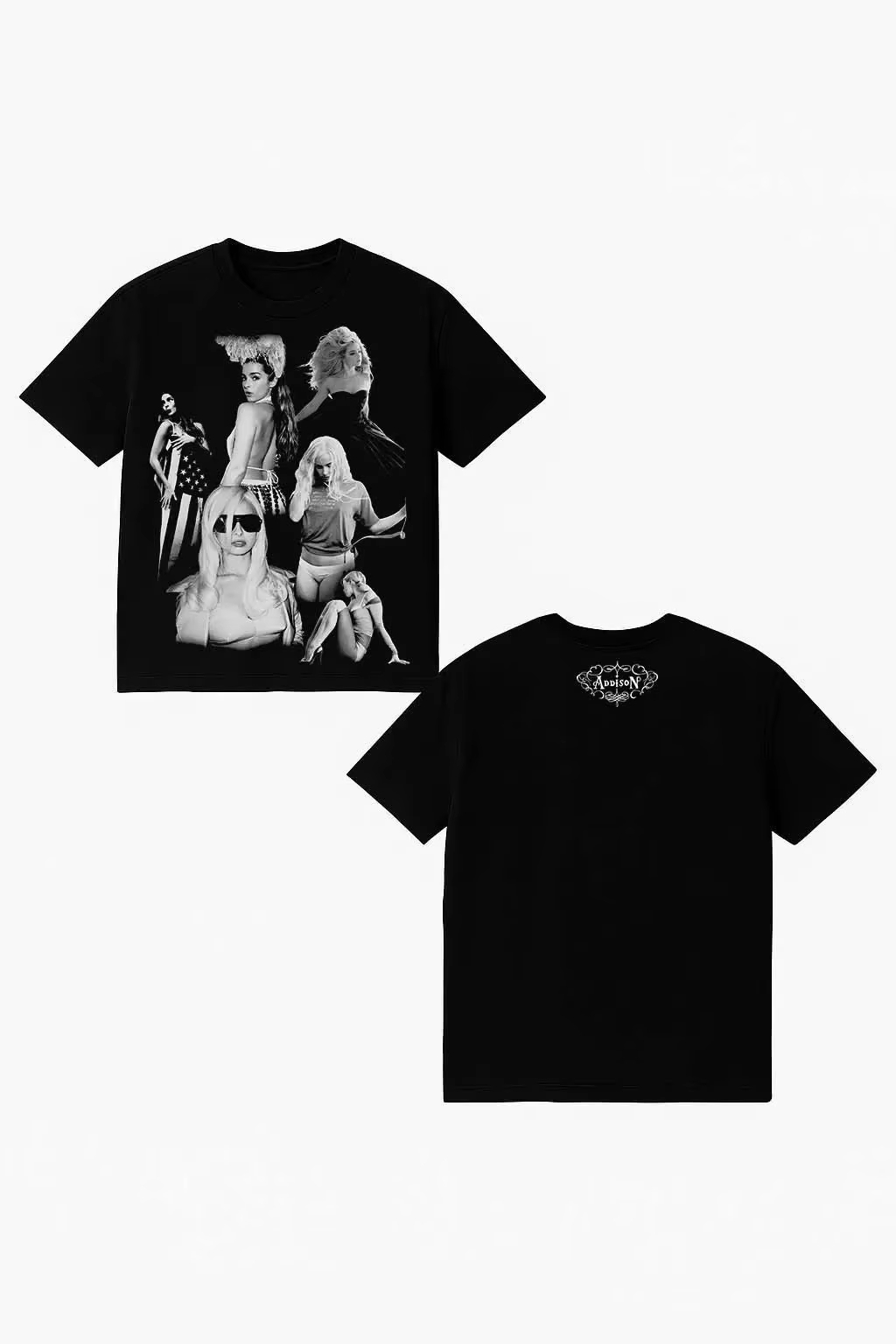 Summer Rae Clothing - 夏の女性男性アディソン・レイ 2026 ツアー コンサート Tシャツ プリント柄