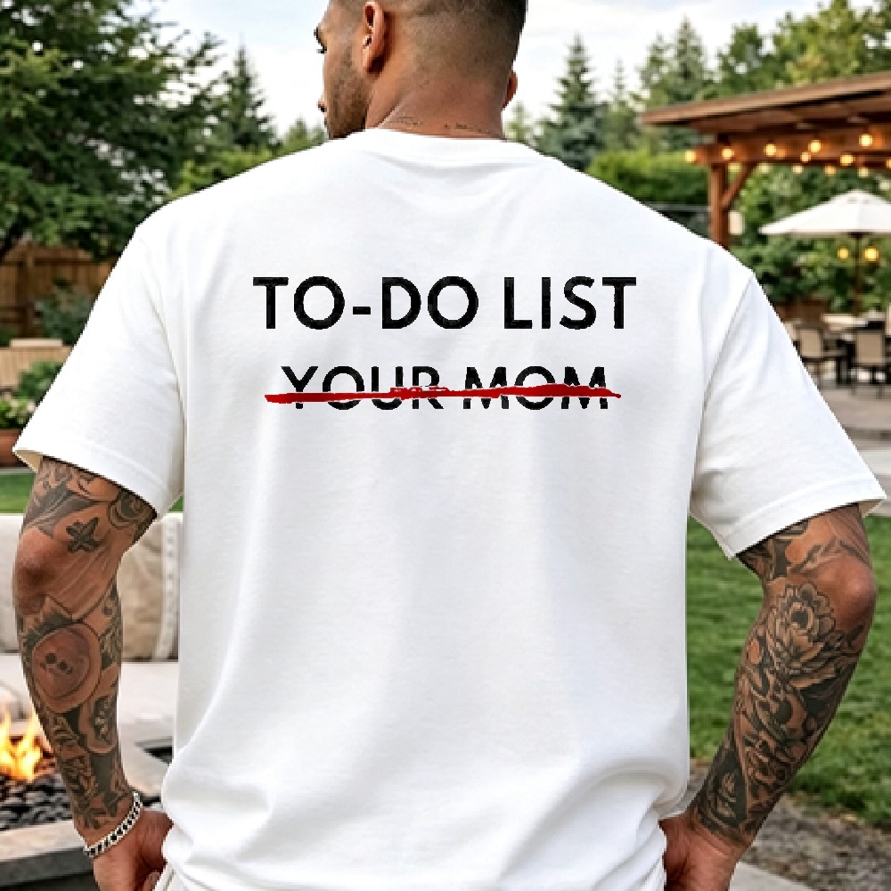 Summer Clothing List - 面白い To Do リストあなたの母 Tシャツ夏母ママグラフィックストリートウェア半袖ギフト Tシャツ女性服ストリートウェア