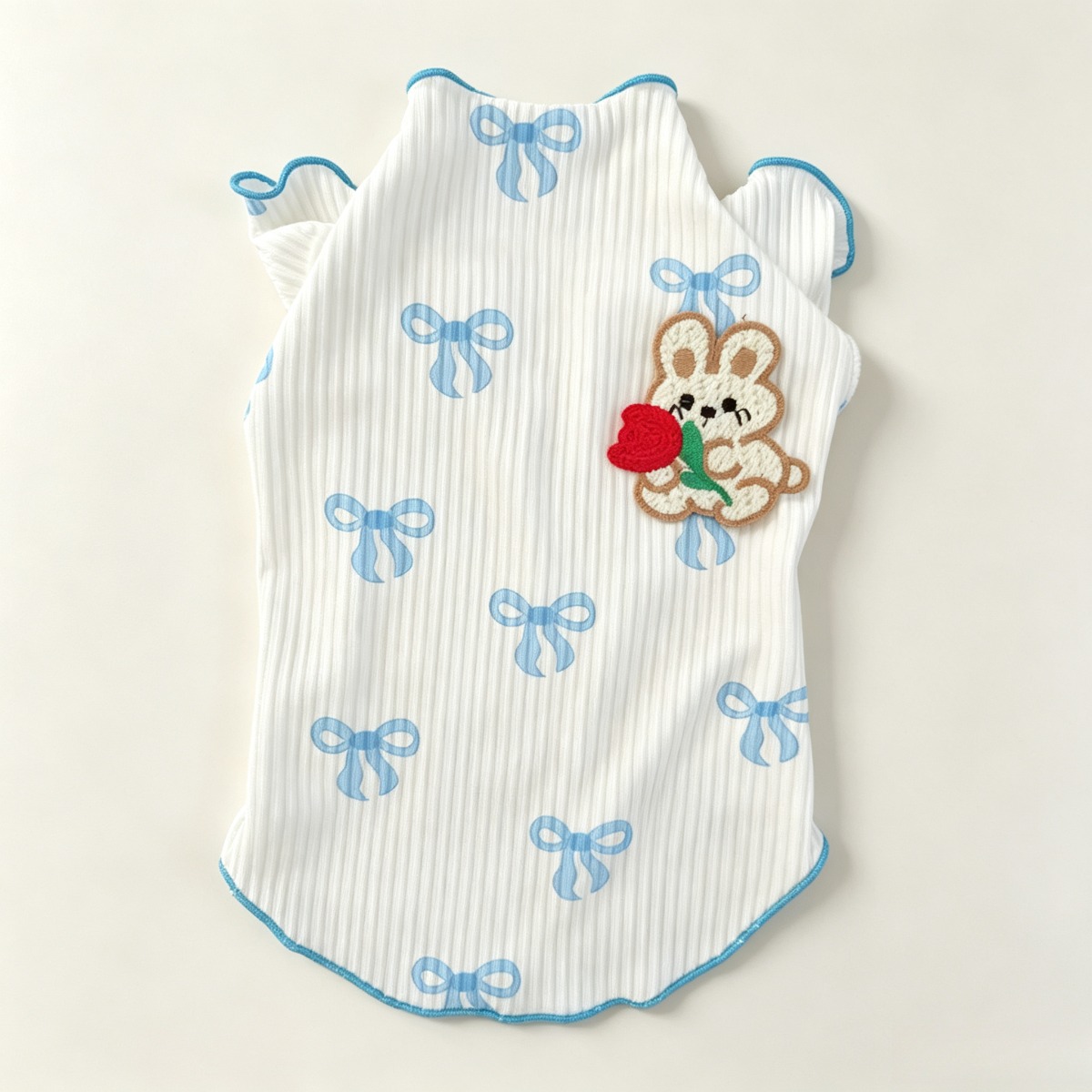 Summer Dog Clothing - 1PC 犬猫シャツペット服春夏薄手 Tシャツテディベア小型犬と猫用