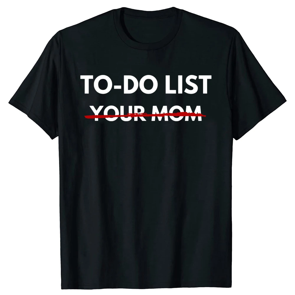 Summer Clothing List - 面白い To Do リストあなたのママ Tシャツ夏母ママグラフィックストリートウェア半袖ギフト Tシャツ女性服ストリートウェア