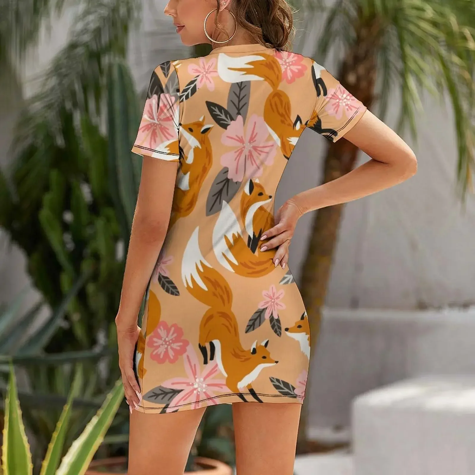 Foxes & Blooms – メロンパレット半袖ドレス  - Summer Clothing Palette のレビューと価格