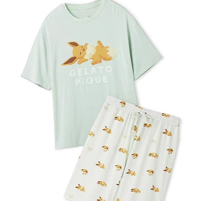 アニメ漫画ポケモンサマーホームスーツセットかわいいカビゴンイ - Summer House Clothing のレビューと価格
