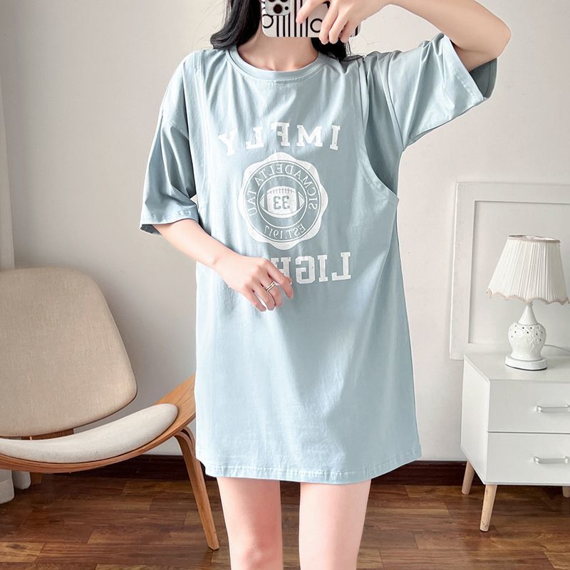 授乳服妊娠中の授乳ロング Tシャツナイトガウン女性夏マタニテ - Summer Clothing Usa のレビューと価格
