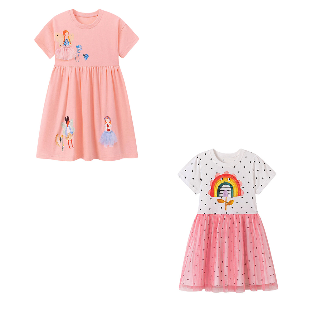 半袖サマードレス 女の子 ベビー服 パーティー 誕生日 ファ - Summer Clothing Drawing For Kids のレビューと価格