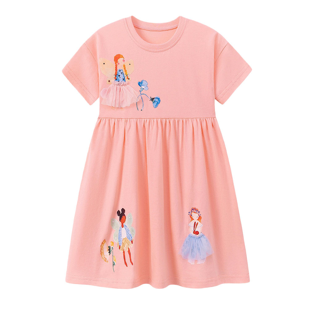 半袖サマードレス 女の子 ベビー服 パーティー 誕生日 ファ - Summer Clothing Drawing For Kids のレビューと価格