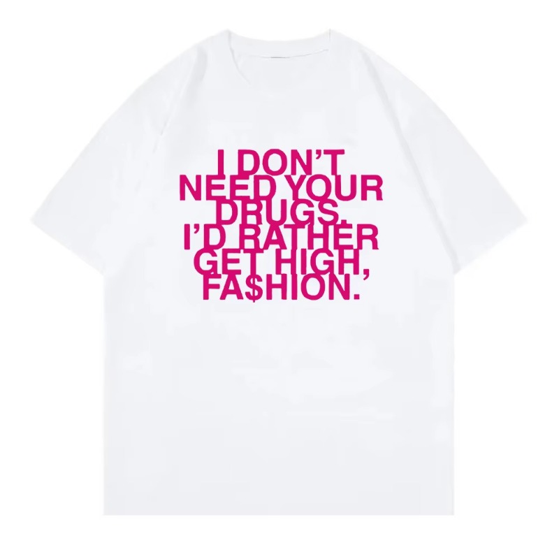 私はあなたの薬は必要ありません、ハイファッションTシャツを手 - Summer Rae Clothing のレビューと価格