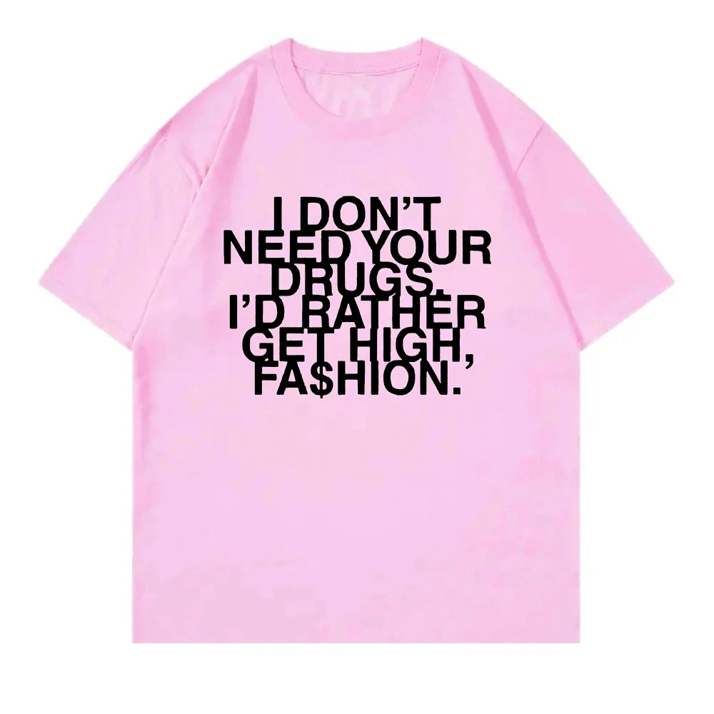 私はあなたの薬は必要ありません、ハイファッションTシャツを手 - Summer Rae Clothing のレビューと価格