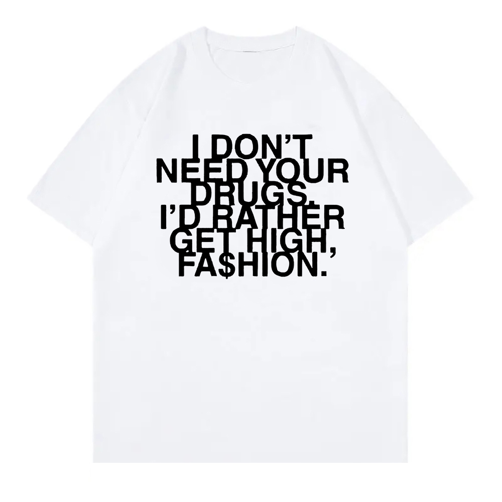 私はあなたの薬は必要ありません、ハイファッションTシャツを手 - Summer Rae Clothing のレビューと価格