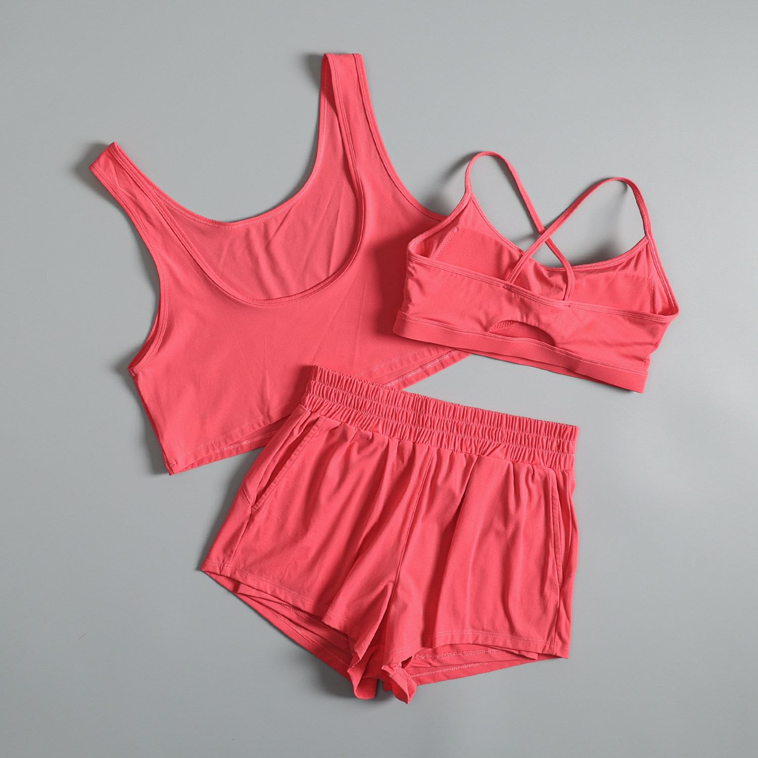 ヨガ服スーツ女性用夏ジムトレーニング速乾性朝ランニング服美し - Summer Clothing Juniors のレビューと価格