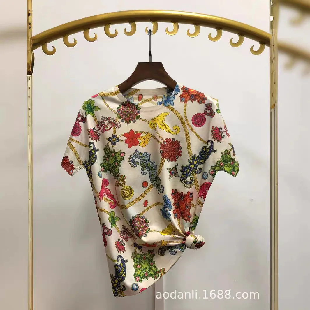2025年 レディース チェック柄Tシャツ ヴィンテージ風  - Summer De Clothing のレビューと価格