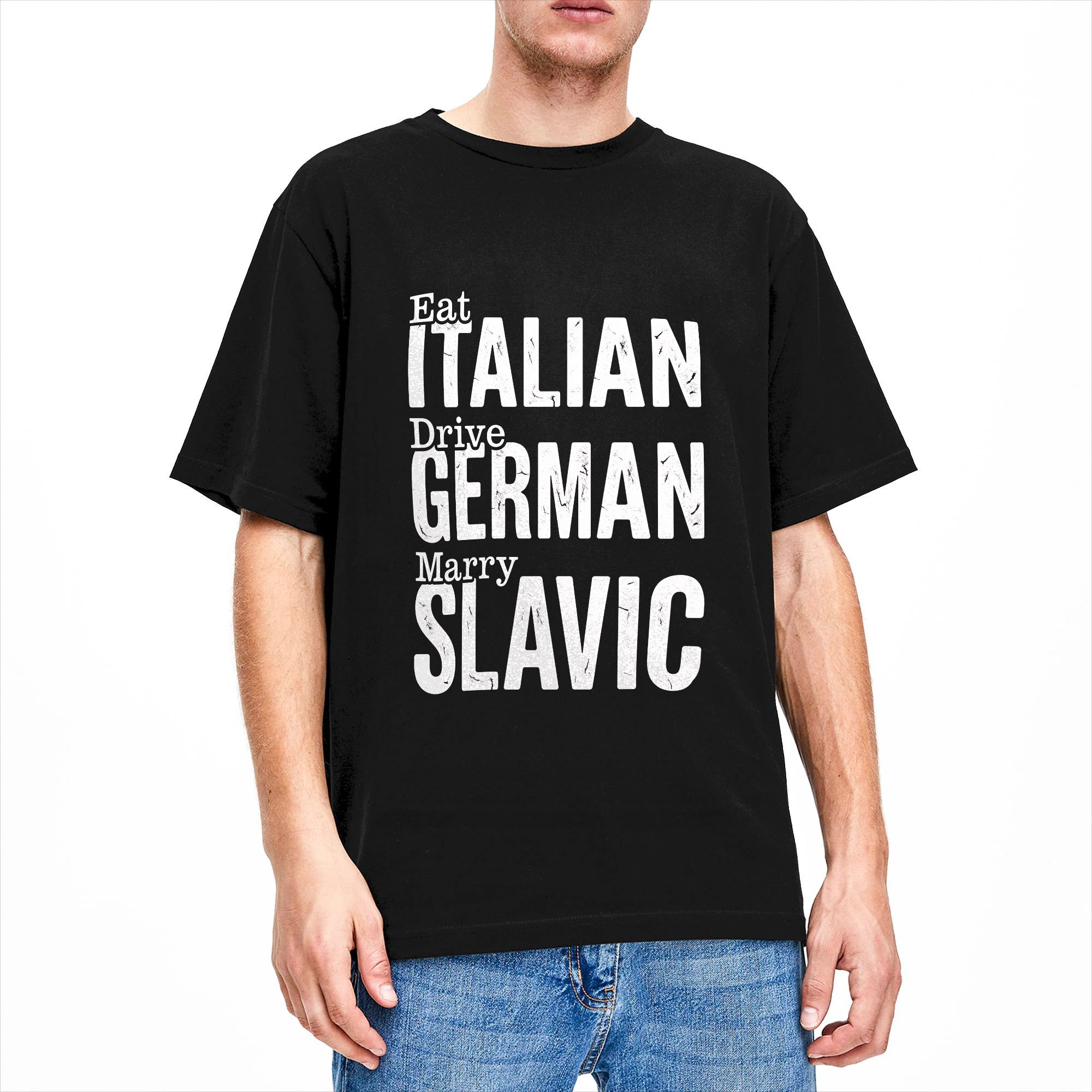 イタリアン・ドライブ・ジャーマン・マリー・スラブ綿Tシャツ男 - Summer Clothing Drive のレビューと価格