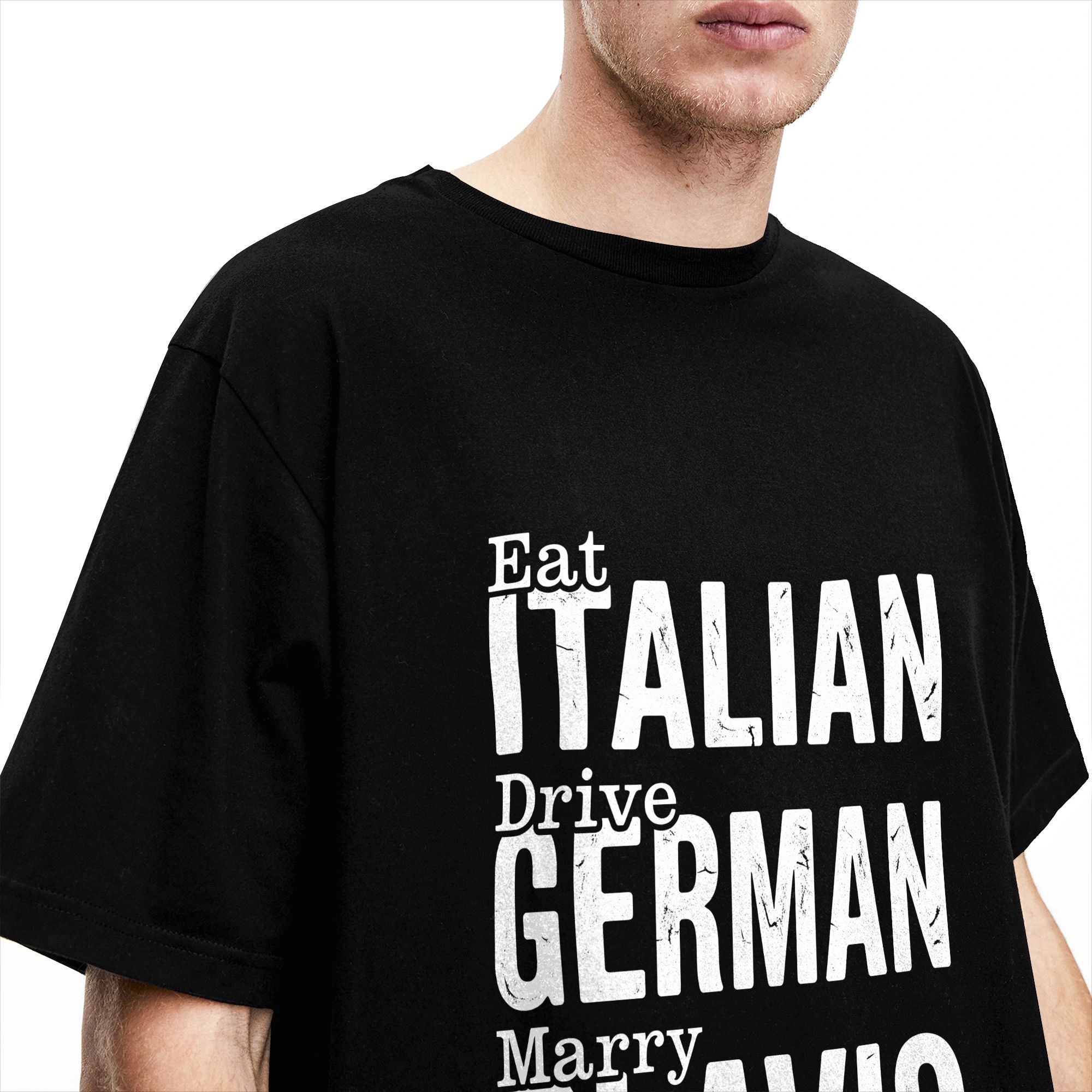 イタリアン・ドライブ・ジャーマン・マリー・スラブ綿Tシャツ男 - Summer Clothing Drive のレビューと価格