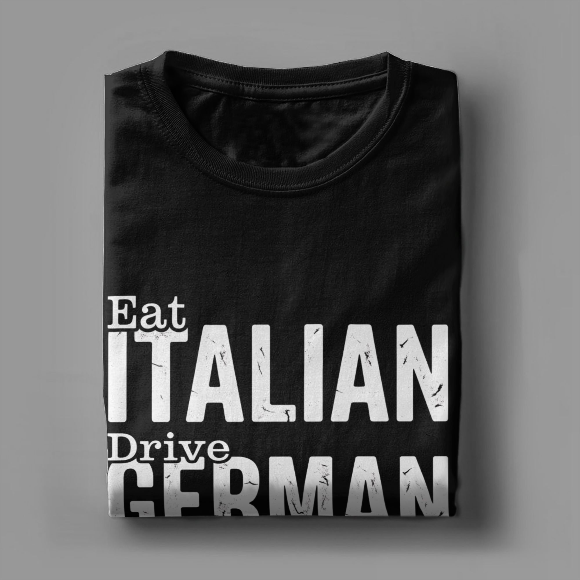 イタリアン・ドライブ・ジャーマン・マリー・スラブ綿Tシャツ男 - Summer Clothing Drive のレビューと価格