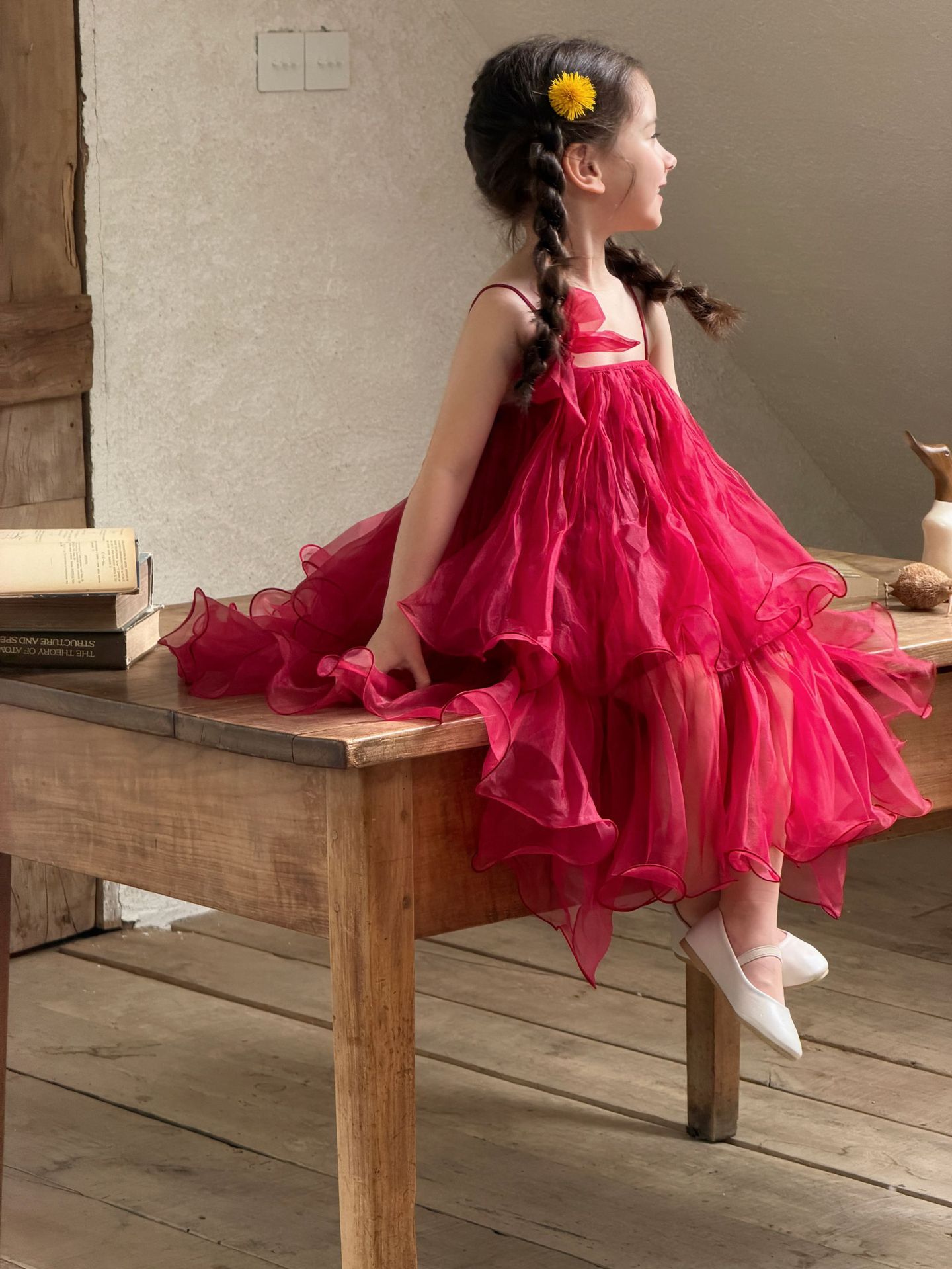 韓国子供服2026夏新作女の子ワンピースサスペンダーふわふわ - Summer Gauze Clothing のレビューと価格