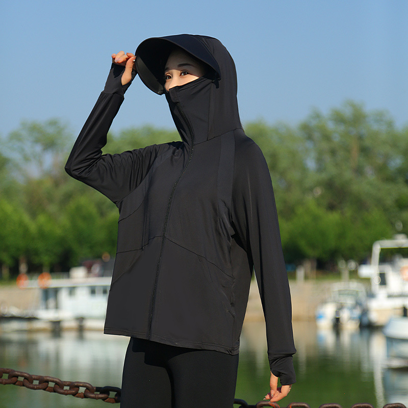 女性用フード付き日焼け止めジャケット十代の夏用紫外線防止服大 - Summer Clothing Girls のレビューと価格