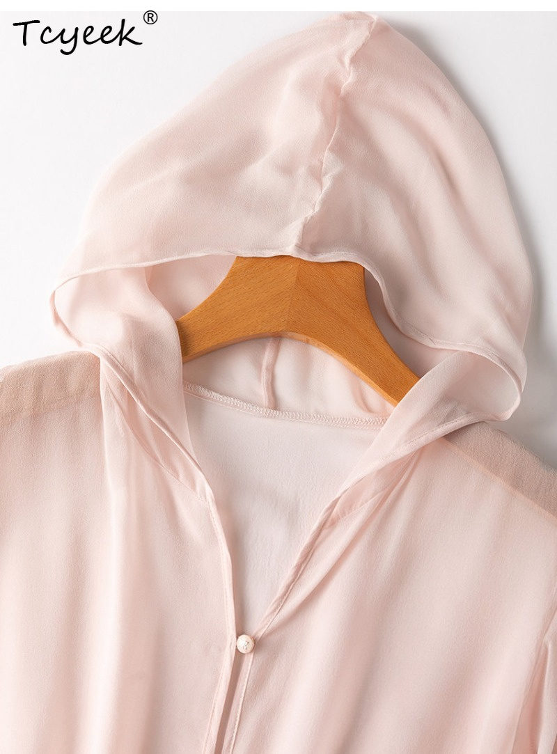Tcyeek 100% 本物の桑シルク女性トップス 2026 - Summer Clothing Usa のレビューと価格