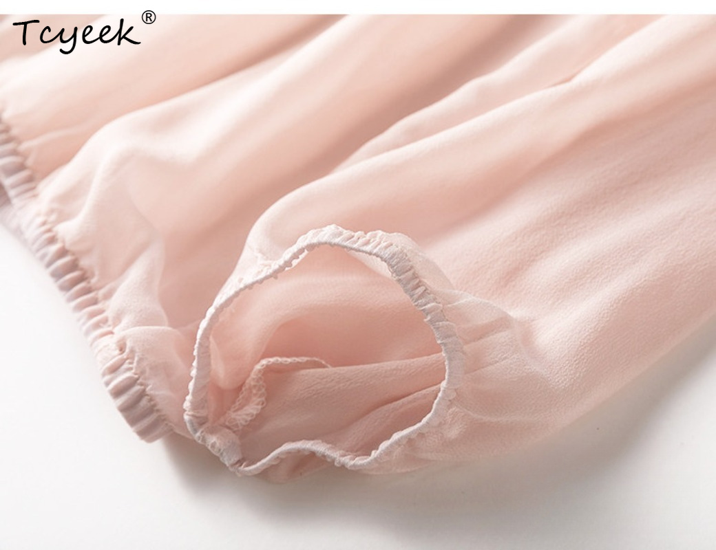 Tcyeek 100% 本物の桑シルク女性トップス 2026 - Summer Clothing Usa のレビューと価格
