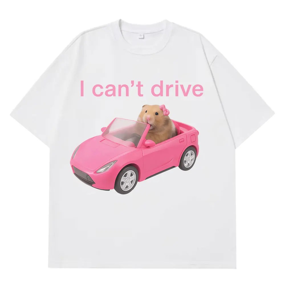 I Can Drive 面白いハムスターミーム Tシャツファ - Summer Clothing Drive のレビューと価格