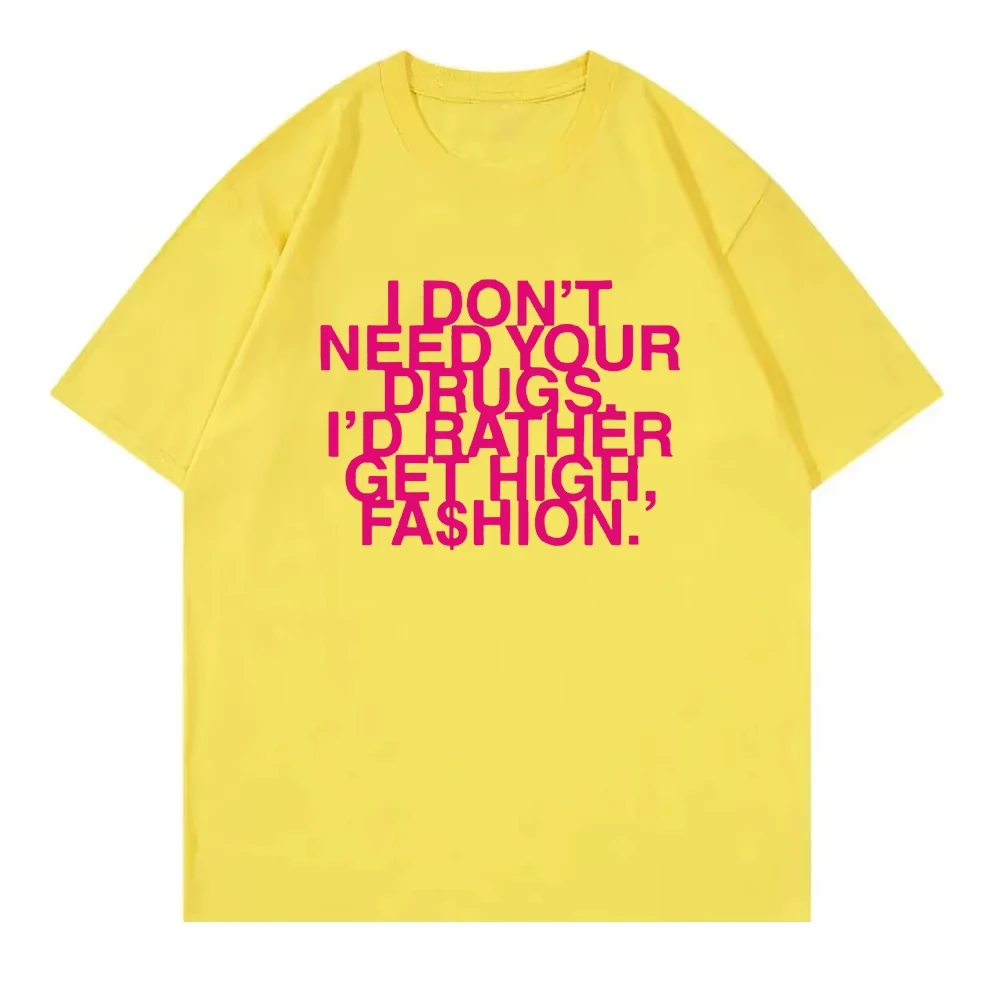 私はあなたの薬は必要ありません、ハイファッションTシャツを手 - Summer Rae Clothing のレビューと価格