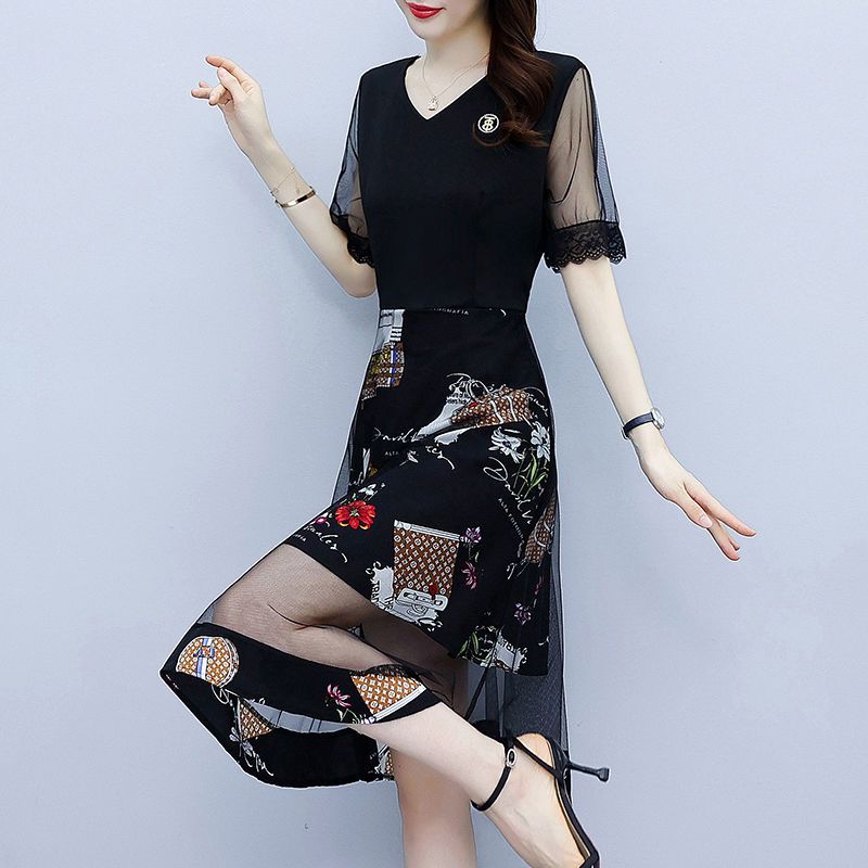 女性のためのヴィンテージフローラルプリントドレス,半袖,カジ - Summer Gauze Clothing のレビューと価格