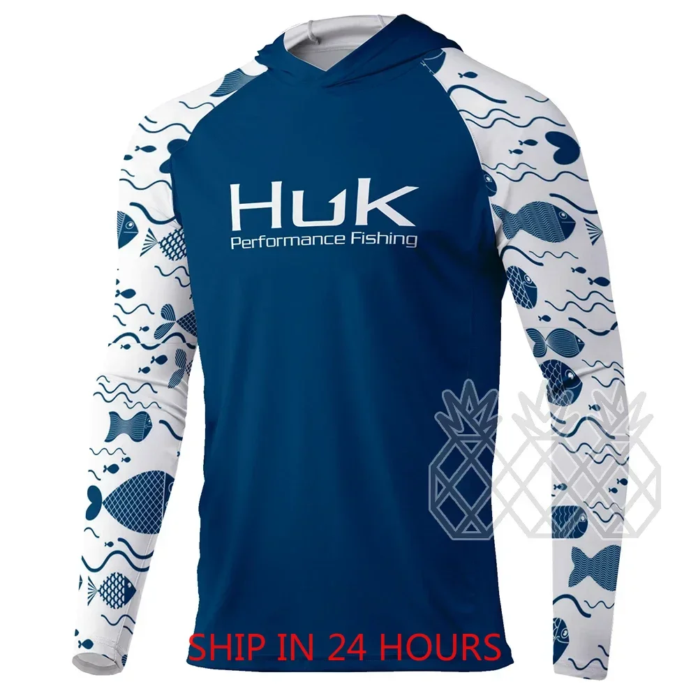 HUK 釣り用パーカーシャツ男性長袖速乾スウェットシャツ夏通 - Summer De Clothing のレビューと価格