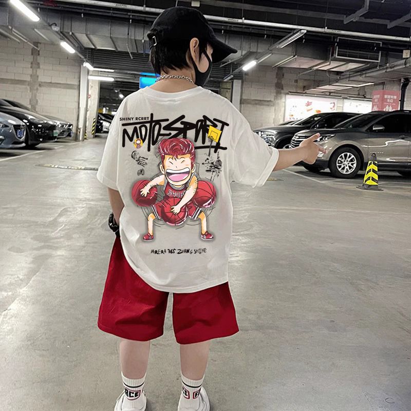 Shohoku コットンボーイズ服セット夏 Tシャツ + シ - Summer Clothing Drawing For Kids のレビューと価格