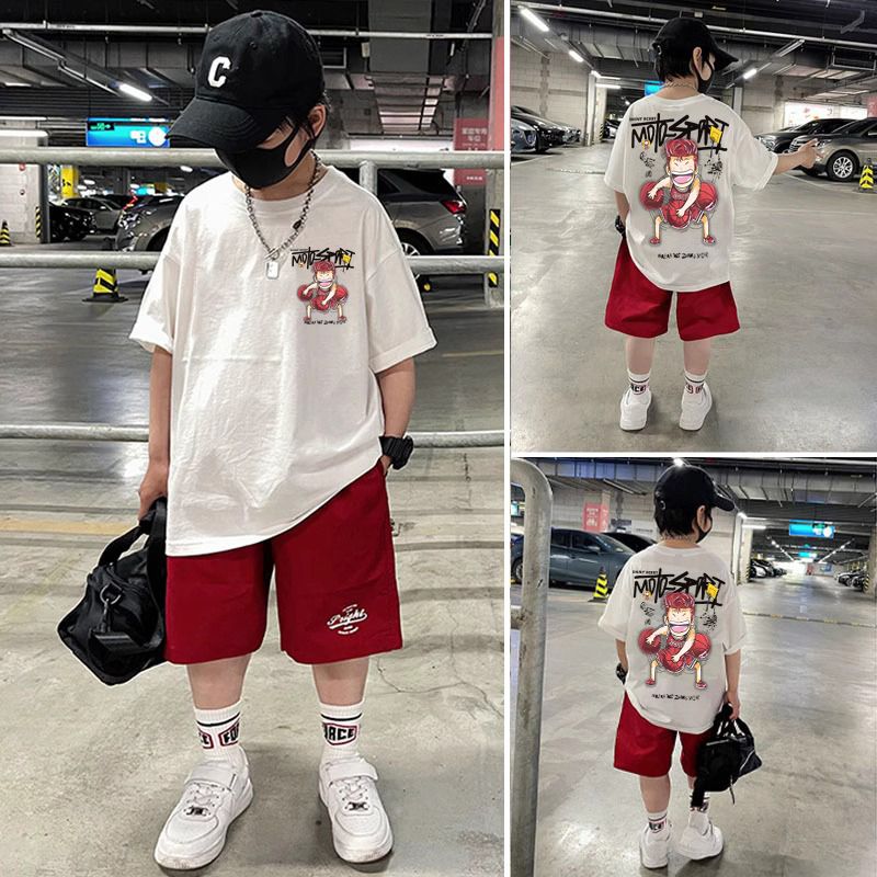 Shohoku コットンボーイズ服セット夏 Tシャツ + シ - Summer Clothing Drawing For Kids のレビューと価格