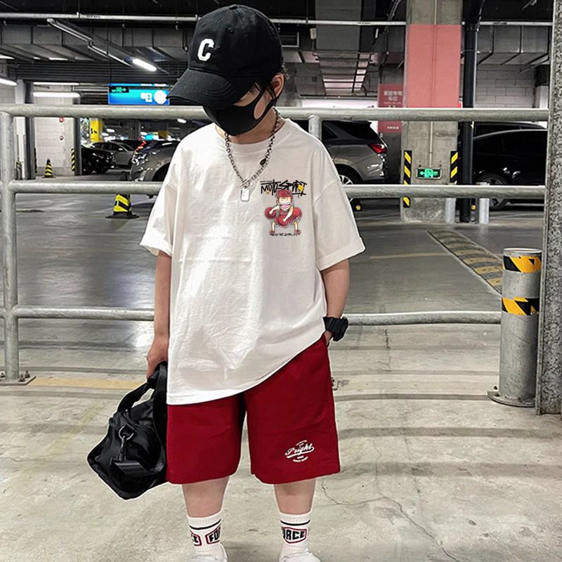 Shohoku コットンボーイズ服セット夏 Tシャツ + シ - Summer Clothing Drawing For Kids のレビューと価格