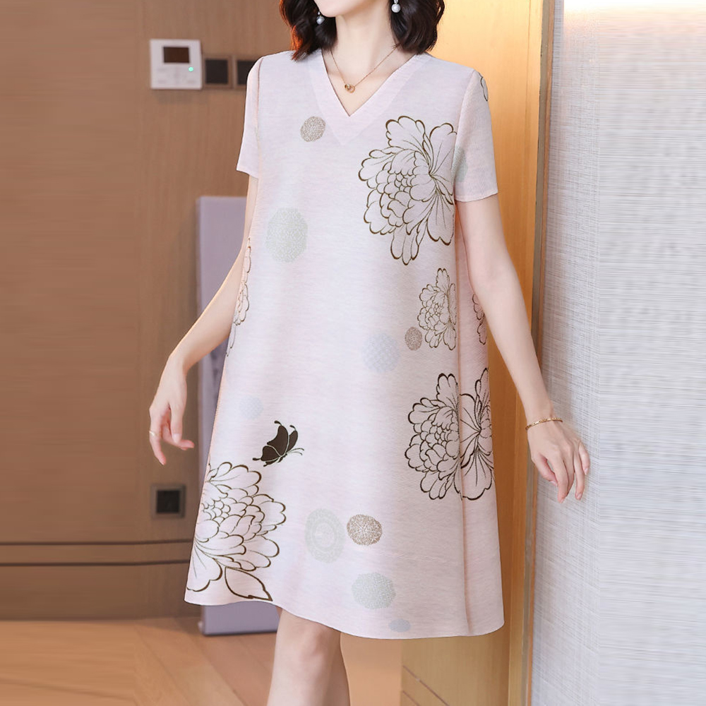 プリント柄の若見えスカートでお腹をカバーし、着痩せ効果のある - Summer Clothing New Look のレビューと価格