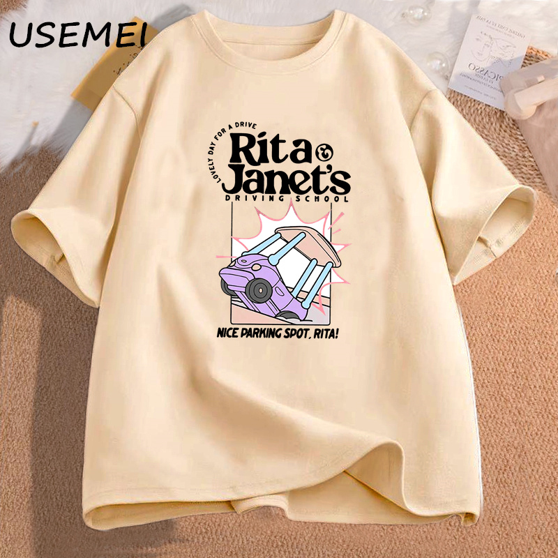 リタとジャネットのドライビングスクール Tシャツ女性男性面白 - Summer Clothing Drive のレビューと価格