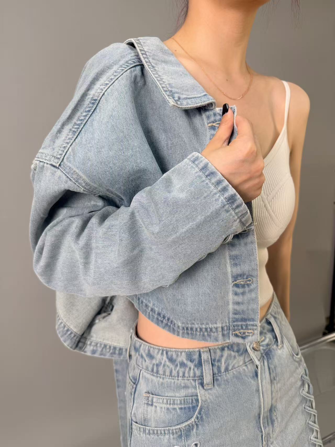 2025 韓国和風マルチ要素デザイン高品質衣類東大門韓国デニ - Summer Clothing Juniors のレビューと価格