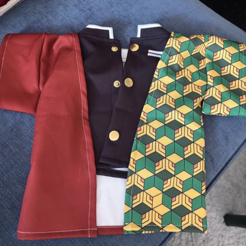 デーモンスレイヤー善逸ペット服アニメ周辺機器かわいい猫犬衣装 - Summer Dog Clothing のレビューと価格