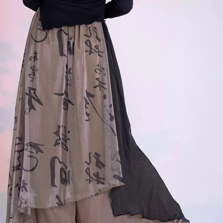 Umi mao-女性の不規則なスカート,新しい,ジーンズ,夏 - Summer Gauze Clothing のレビューと価格