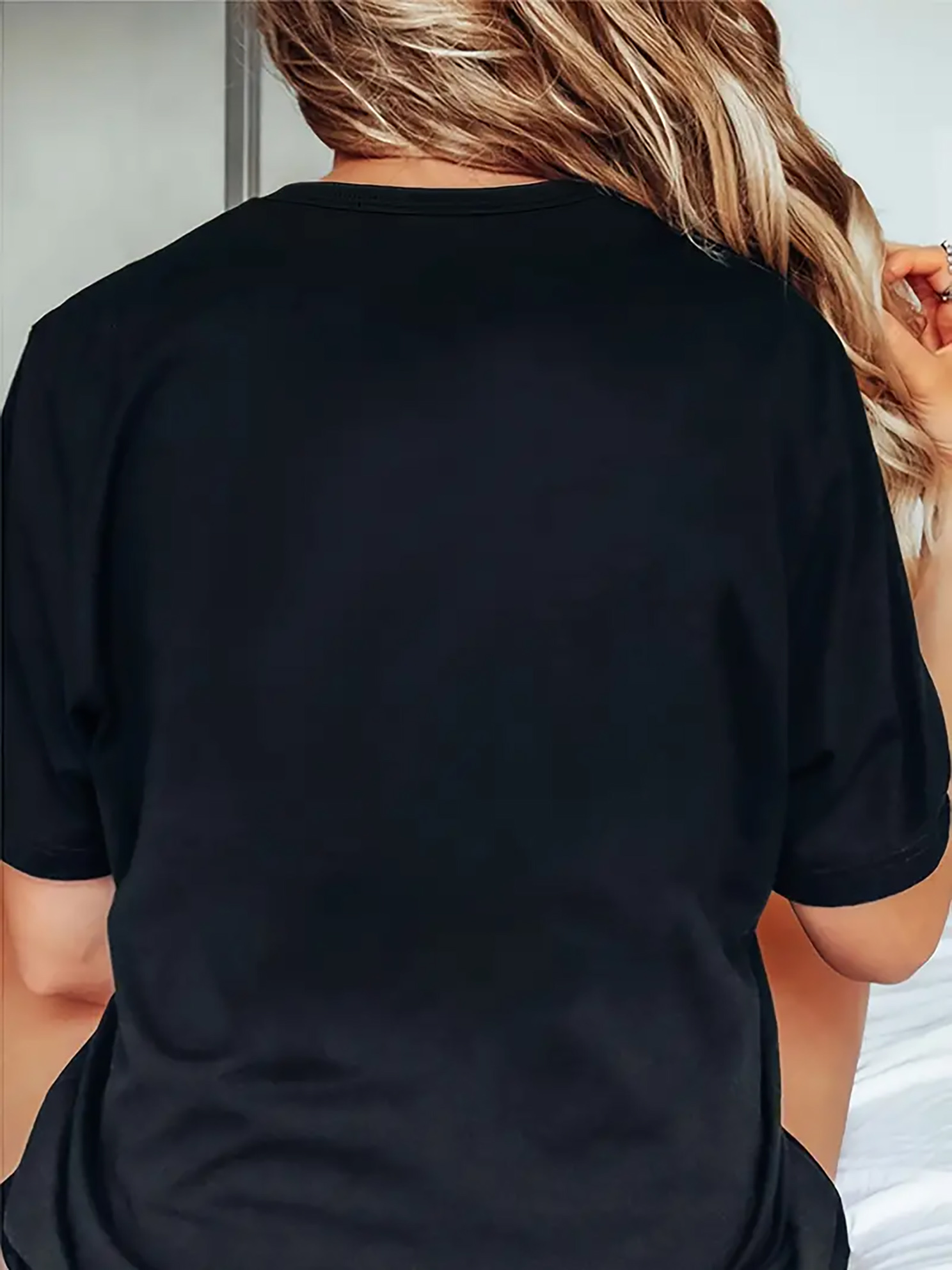カラフルな幾何学的な女性のカジュアルクルーネック Tシャツハ - Summer Clothing Palette のレビューと価格