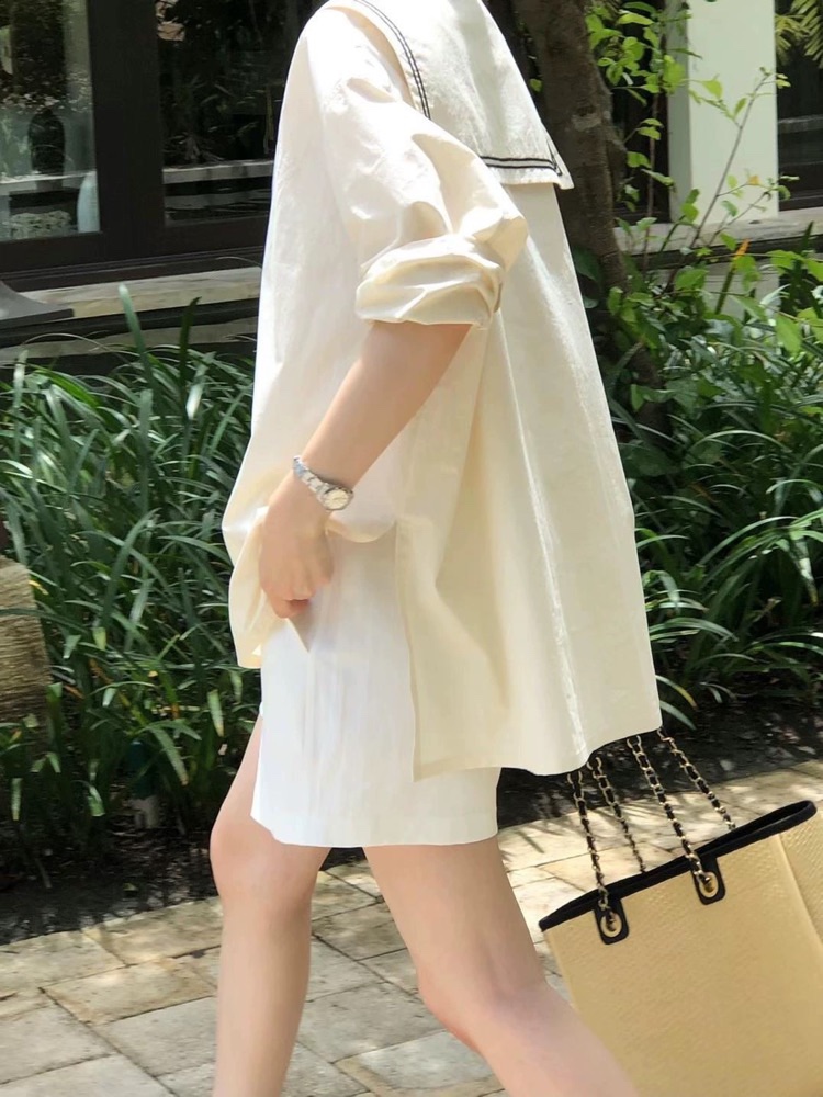 夏 2023 女性のルーズフィット長袖ネイビーカラーカジュア - Summer Clothing Old Navy のレビューと価格