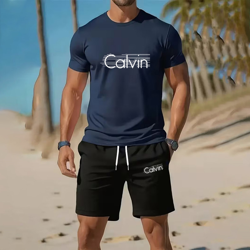 メンズツーピーススポーツウェア通気性メッシュ半袖Tシャツ＆パ - Summer Clothing Discount のレビューと価格