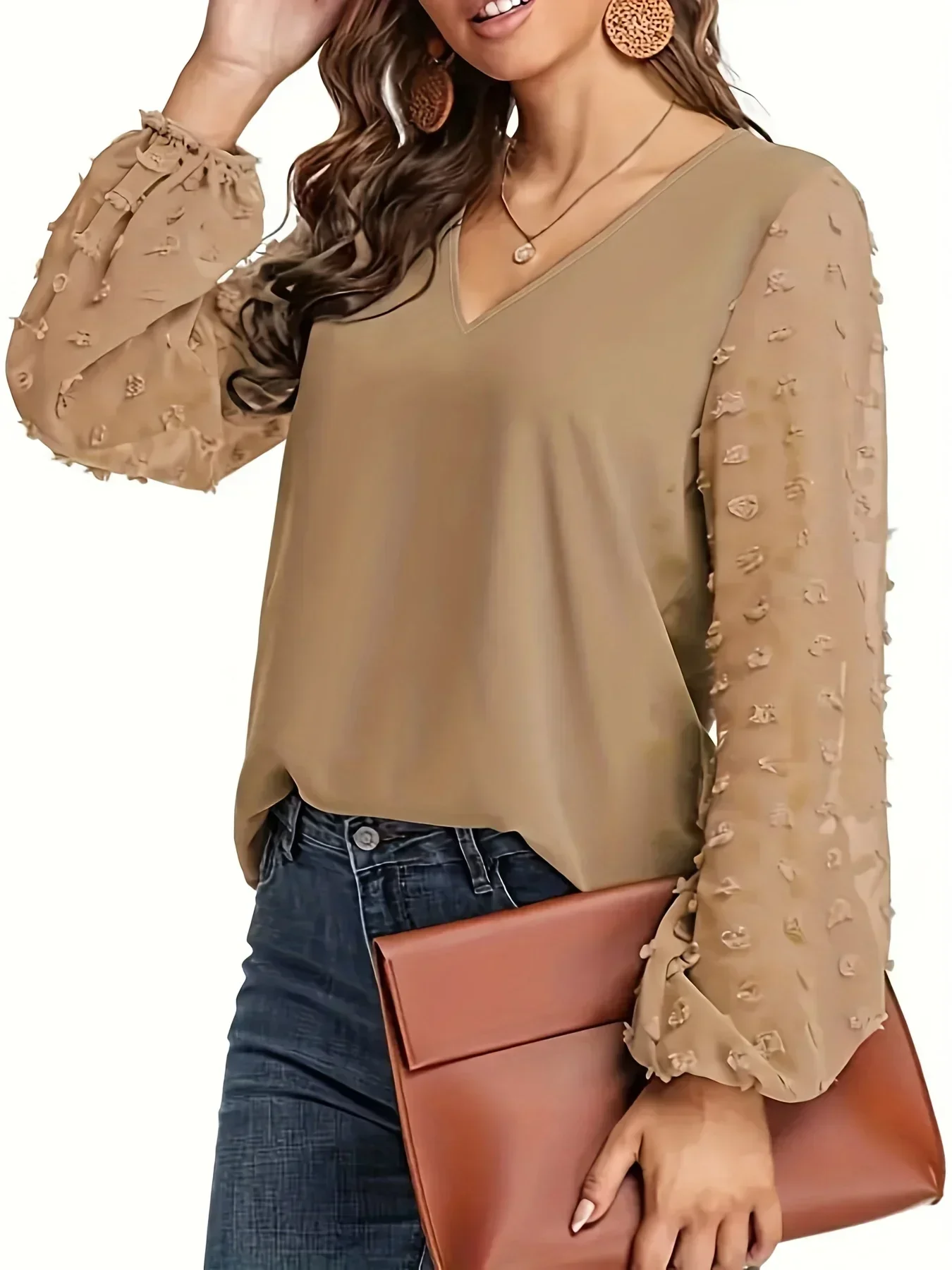 女性用スイス長袖Tシャツ,ラウンドネック,カジュアル,無地, - Summer Clothing Juniors のレビューと価格