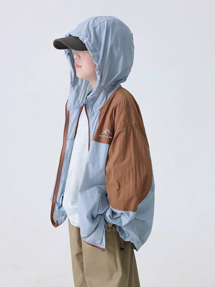 男の子夏服日焼け止め服アウター薄型モデル新2026子供用アウ - Summer Clothing Material のレビューと価格