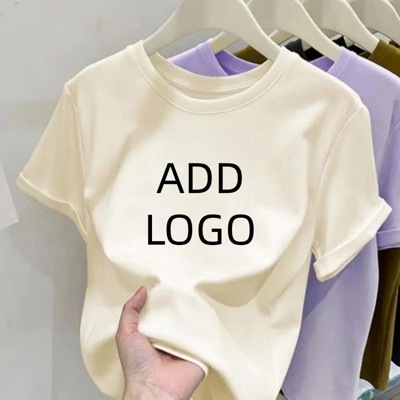 カスタマイズされた卸売コットン女性の T シャツ O ネック - Summer Clothing Juniors のレビューと価格