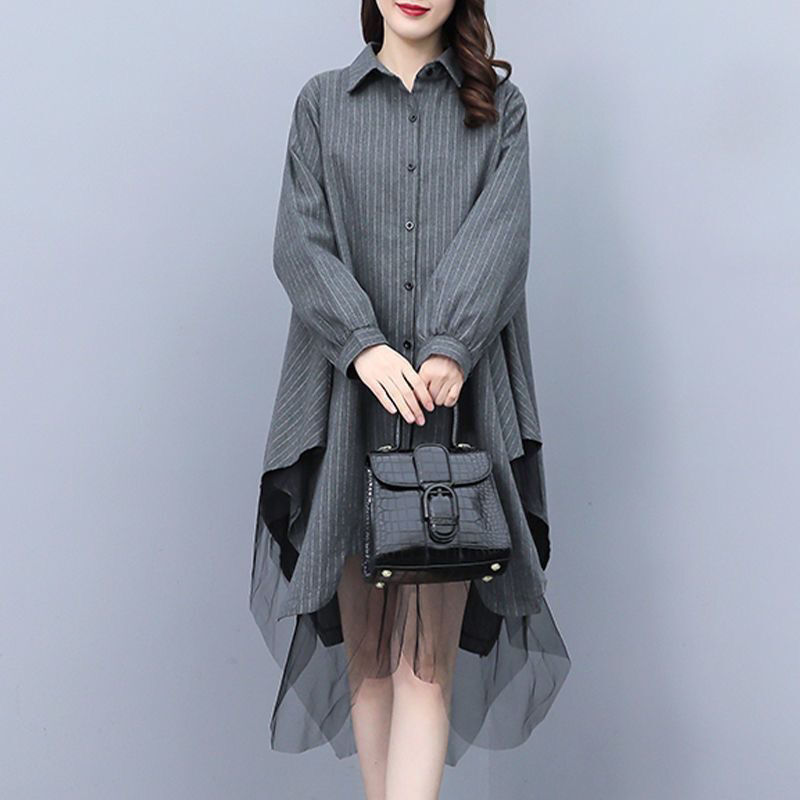 ハイストリートスタイリッシュなガーゼパッチワークブラウス婦人 - Summer Gauze Clothing のレビューと価格