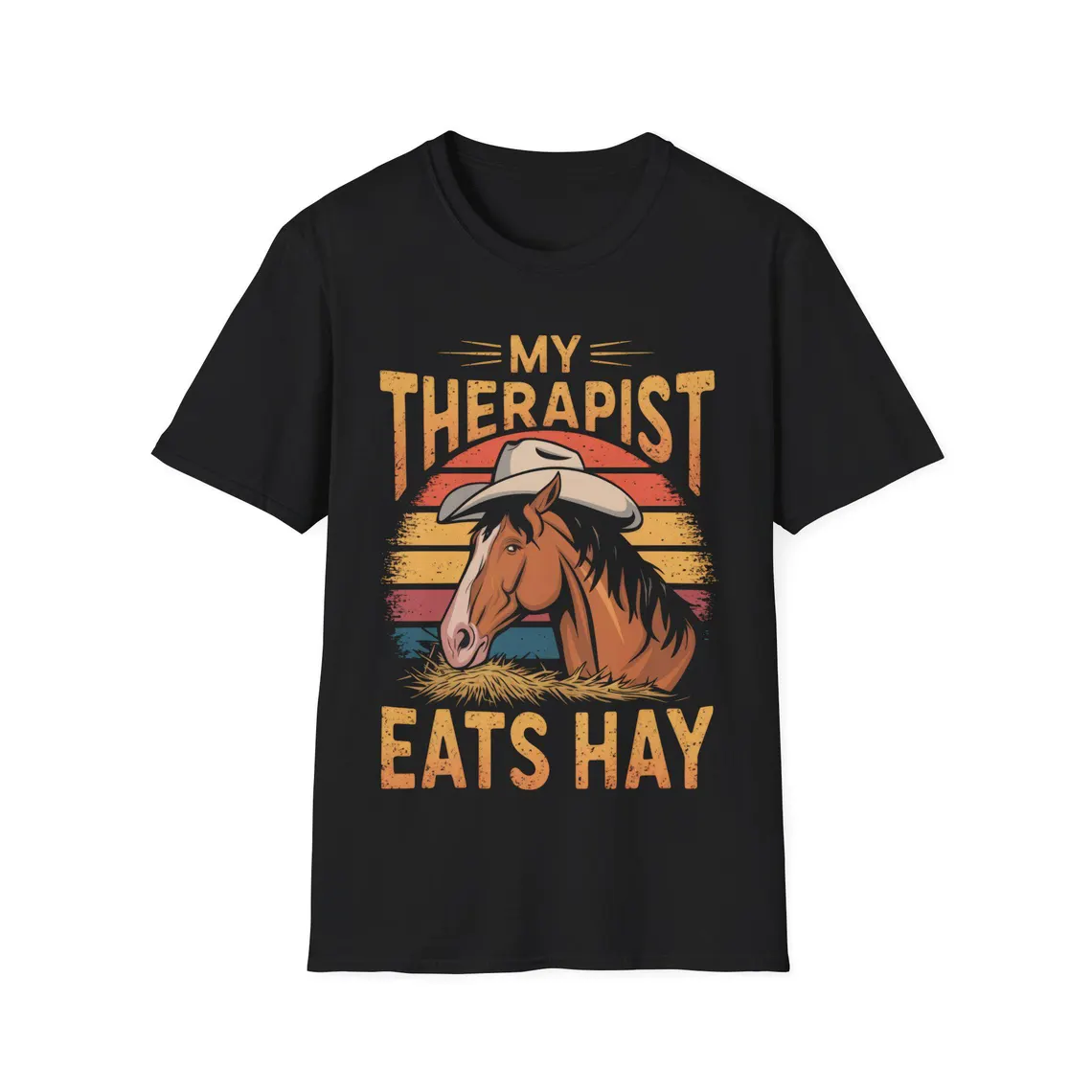 I'd Rather Be At The Barn Tシャツ - Summer Equestrian Clothing のレビューと価格