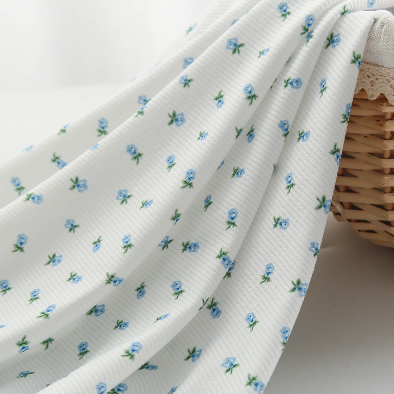 リブ編みの伸縮性のある生地,45x140cm,2xニット,春 - Summer Clothing Material のレビューと価格