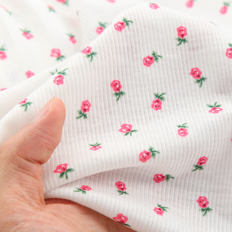 リブ編みの伸縮性のある生地,45x140cm,2xニット,春 - Summer Clothing Material のレビューと価格