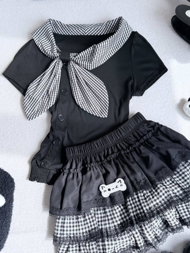 日本のカレッジスタイルケーキスカートショートネイビーカラーベ - Summer Clothing Old Navy のレビューと価格